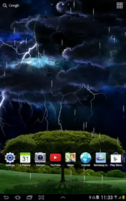 Thunderstorm Live Wallpaper android App screenshot 0