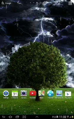 Thunderstorm Live Wallpaper android App screenshot 2