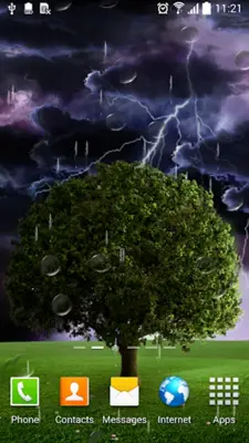 Thunderstorm Live Wallpaper android App screenshot 7